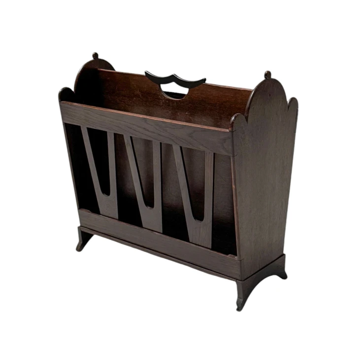 Willem Penaat Art Deco Amsterdam School Magazine Rack for Metz & Co., 1920s